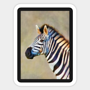 THE ZEBRA Sticker